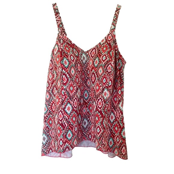 LOT-D & Co Beach Cover-Up AND Swimsuit Tankini Top & Swim Skirt Plus Sz 1X, 20W - Picture 7 of 16